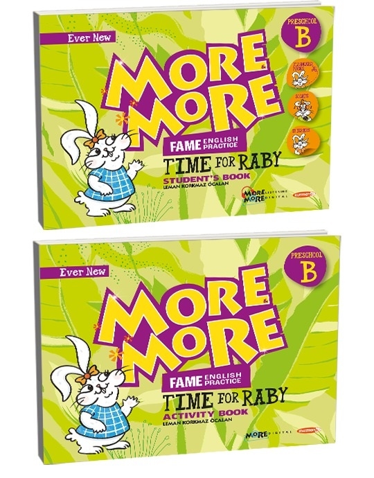MORE & MORE TIME FOR RABY PRESCHOOL (B) STUDENT’S & ACTIVITY BOOK (2’Lİ SET)  5-6 YAŞ