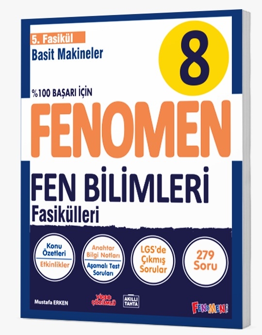 FENOMEN 8 FEN BİLİMLERİ 5.FASİKÜL (BASİT MAKİNELER)