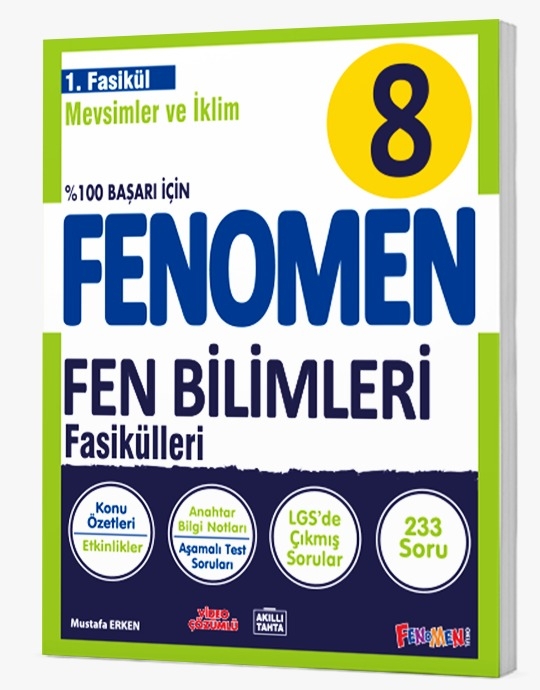 FENOMEN 8 FEN BİLİMLERİ 1.FASİKÜL (MEVSİMLER VE İKLİM)