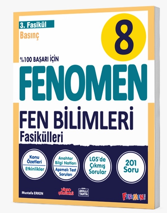 FENOMEN 8 FEN BİLİMLERİ 3.FASİKÜL (BASINÇ)