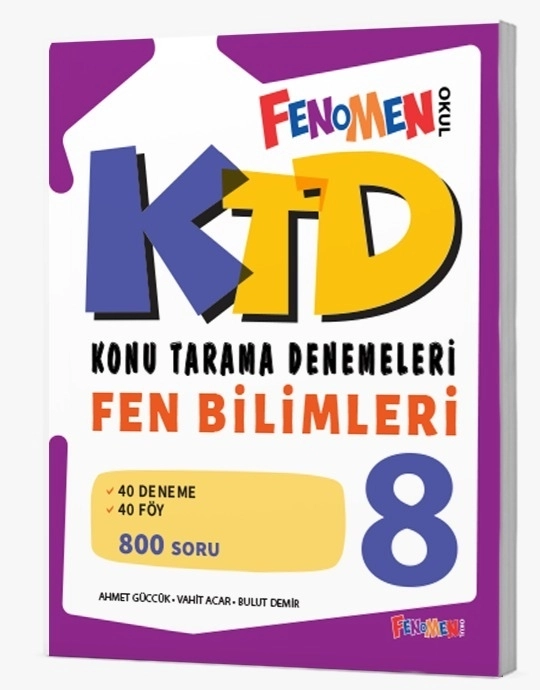 Fenomen 8. Sınıf 4 Kitap Süper Set - Her Güne Bir Paragraf - Fen Bilimleri Konu Tarama Denemeleri- Türkçe Konu Tarama Denemeleri - Matematik Konu Tarama Denemeleri
