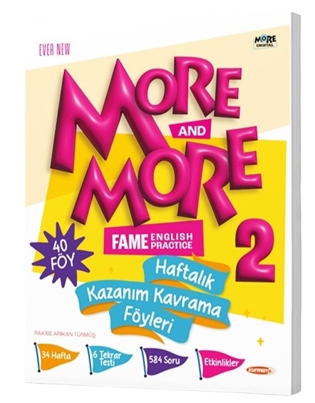 MORE & MORE İLKOKUL 2.SINIF KAZANIM KAVRAMA FÖYLERİ (40 FÖY)