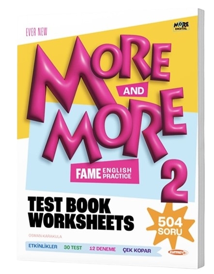 MORE & MORE İLKOKUL 2.SINIF WORKSHEETS & TEST BOOK & SELFIE TEST