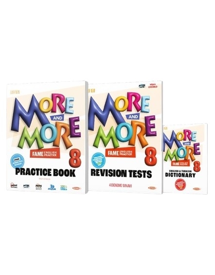 8.SINIF MORE & MORE PRACTICE BOOK & REVISION TESTS & DICTIONARY (3 KİTAP)