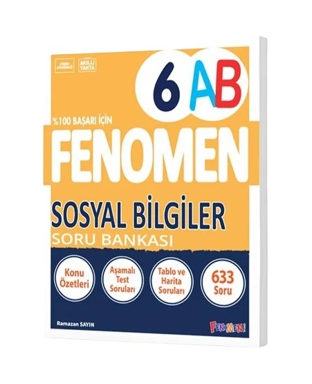 FENOMEN 6 SOSYAL BİLGİLER SORU BANKASI (A-B)