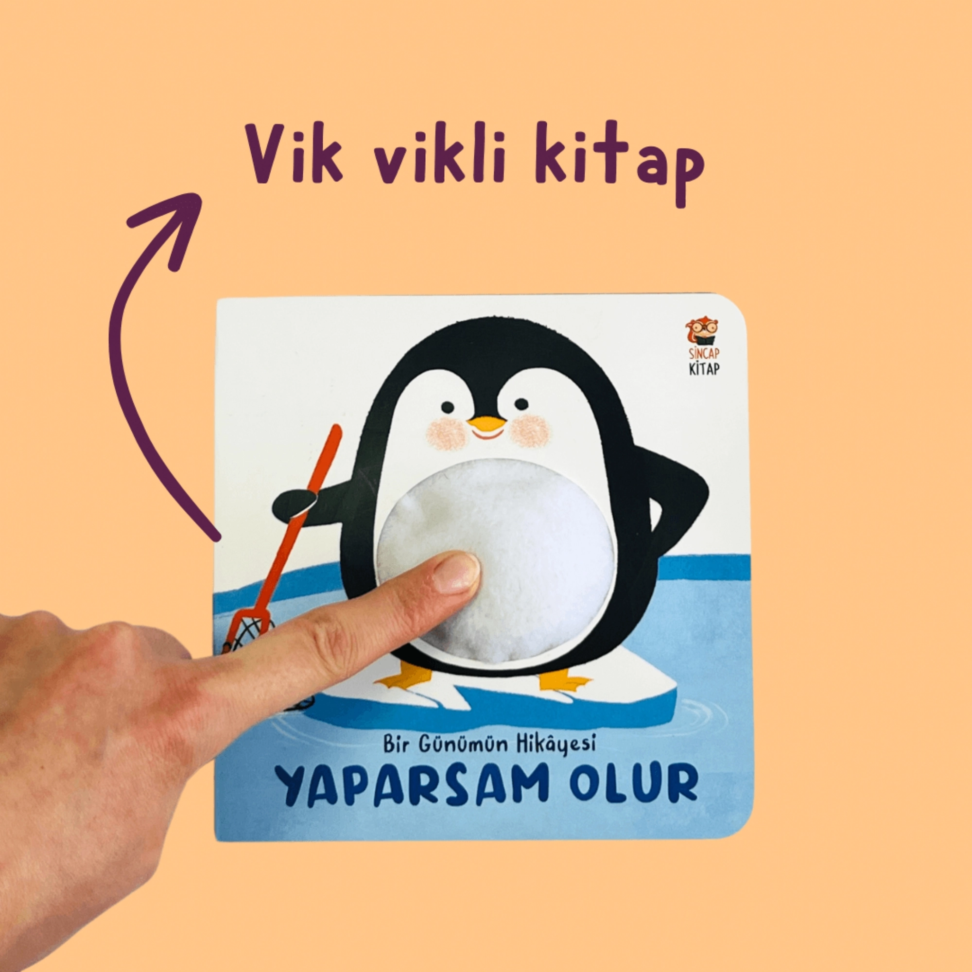 Sincap Kitap Yaparsam Olur Bir Günümün Hikayesi (Vik Vikli Kitap + 25 Parça Puzzle) - Mısra Karahan