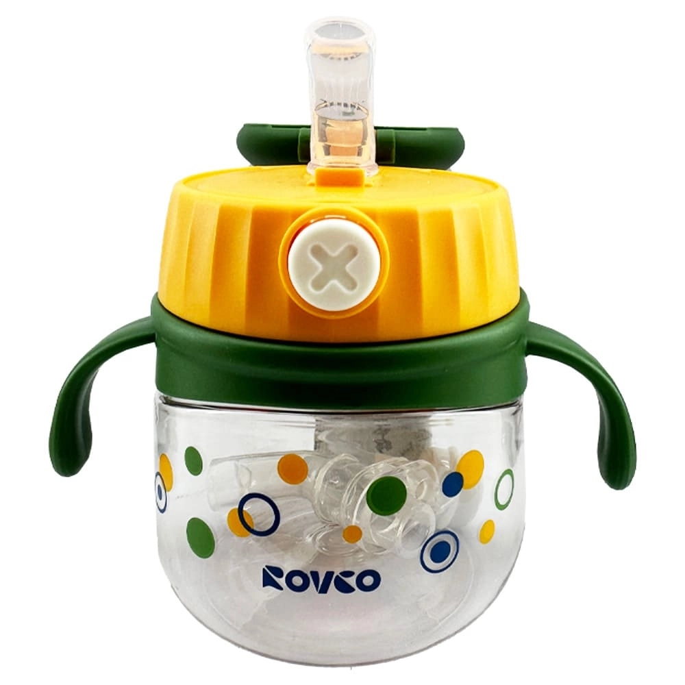 Vagon Life Rovco Ppipetli Panda Maskotlu Çocuk Matası +6 Ay 240 ML Kutulu Yeşil B1051